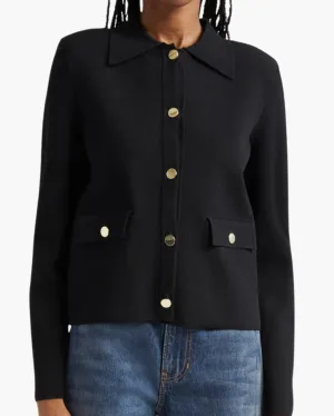 KATIA KNIT JACKET IN BLACK