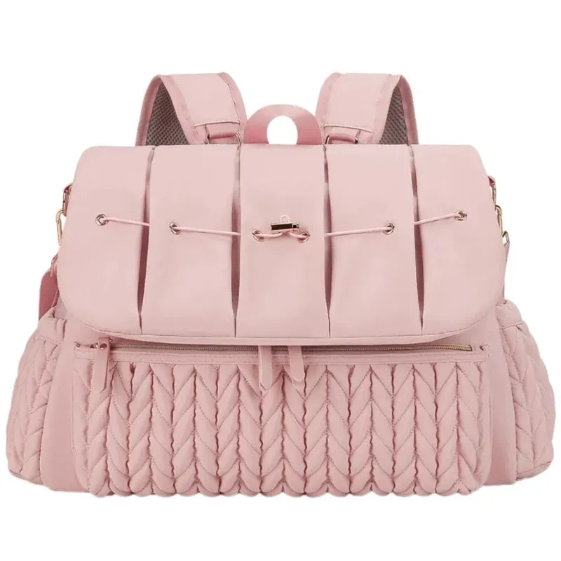 Kawaii Convertible Diaper Bag 🎒✨ | Stylish Backpack with Changing Pad & Ample Storage for Trendy Moms 🍭💕