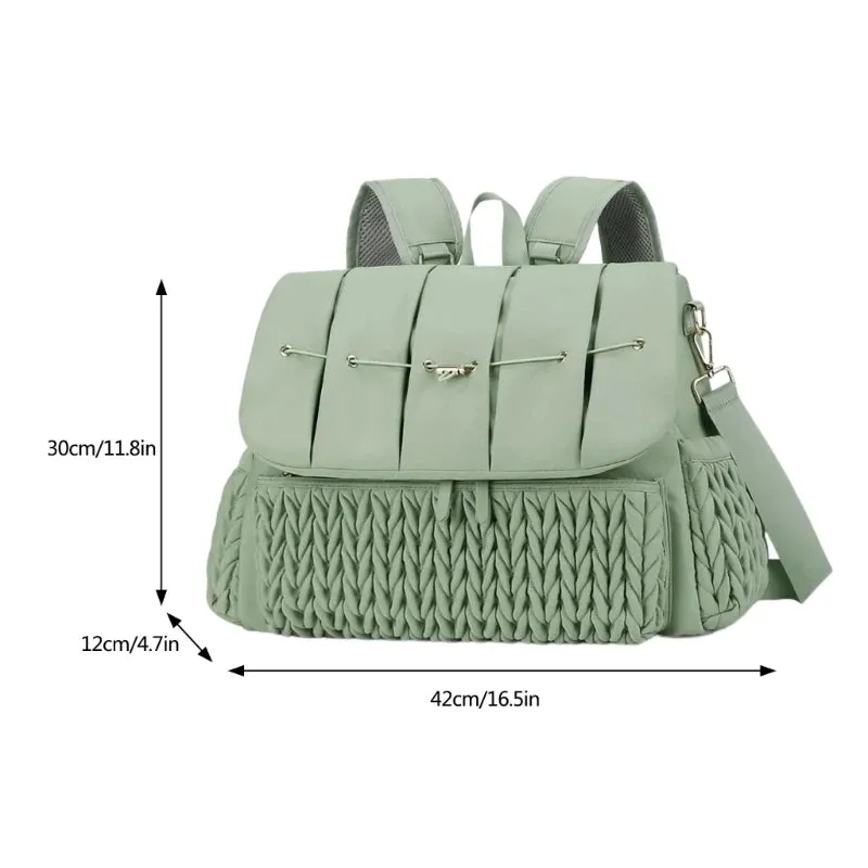 Kawaii Convertible Diaper Bag 🎒✨ | Stylish Backpack with Changing Pad & Ample Storage for Trendy Moms 🍭💕