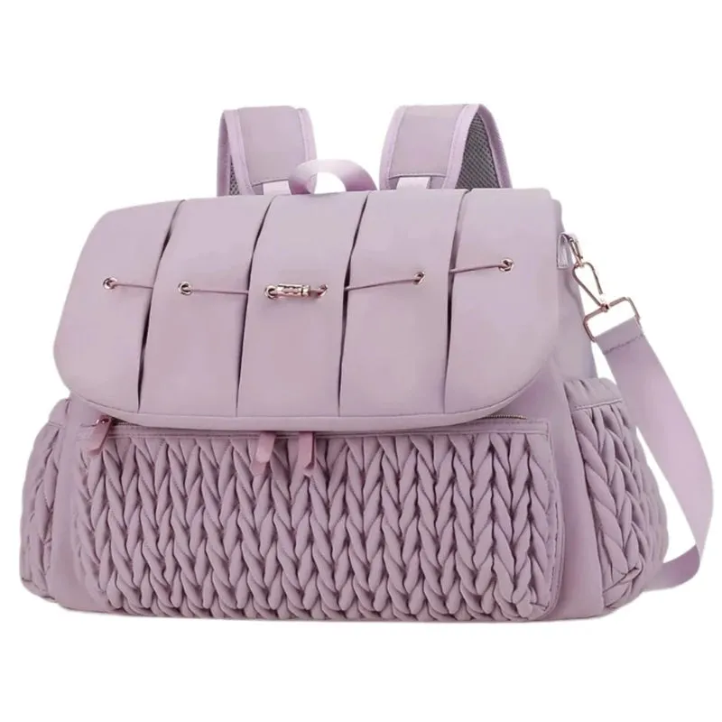 Kawaii Convertible Diaper Bag 🎒✨ | Stylish Backpack with Changing Pad & Ample Storage for Trendy Moms 🍭💕
