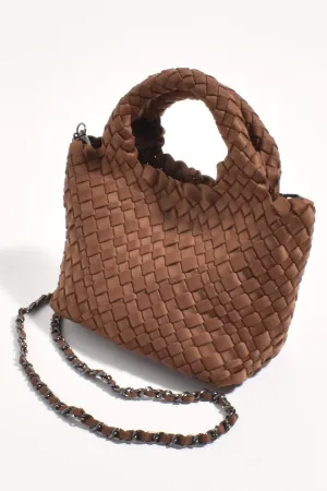 Keira Neoprene Woven Mini Bag with Pouch