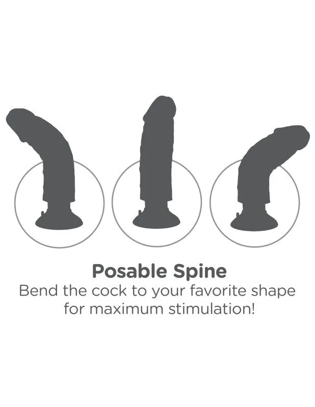 King 10" Vibrating - Flesh