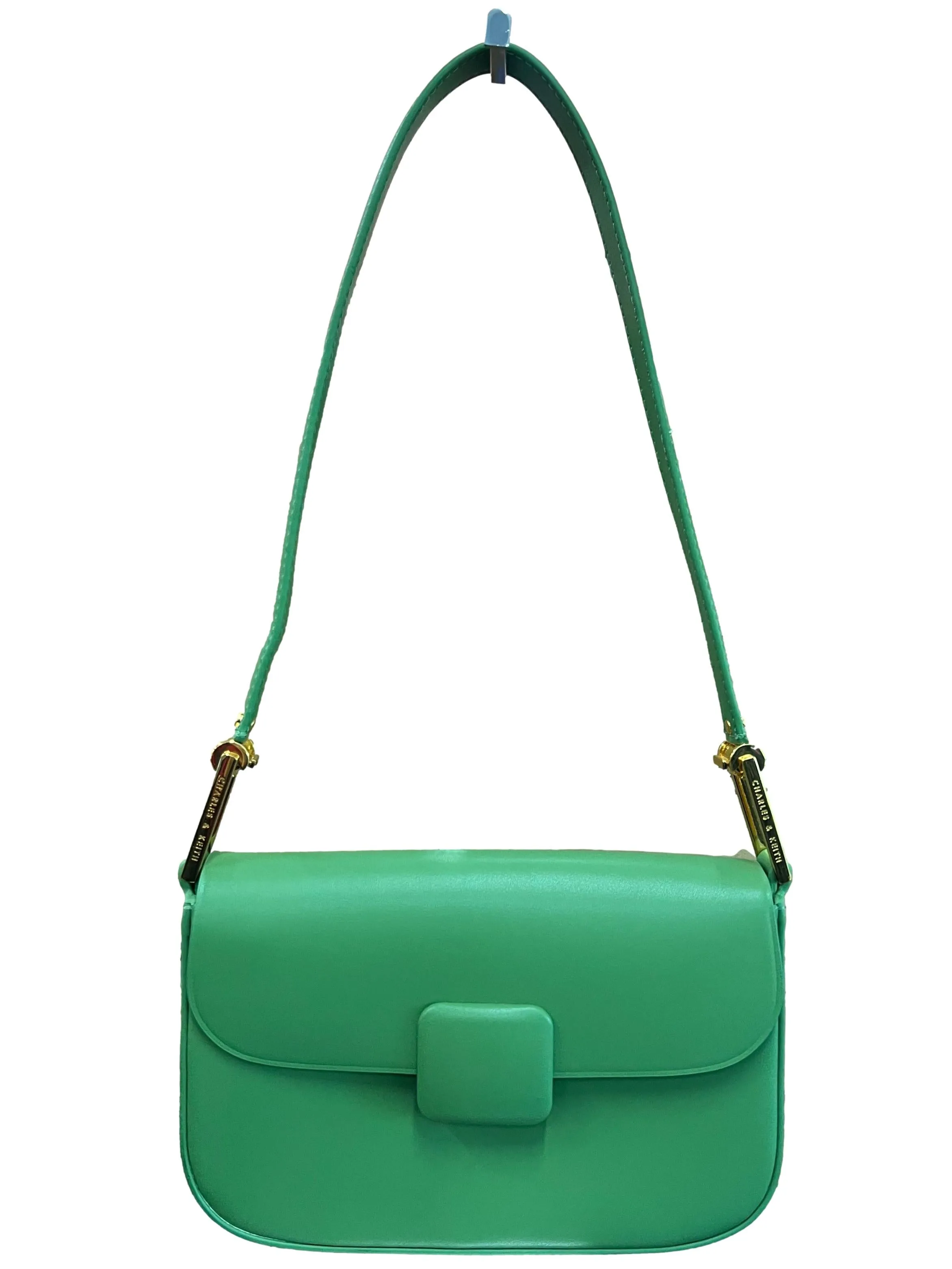 Koa Square Push-Lock Shoulder Bag