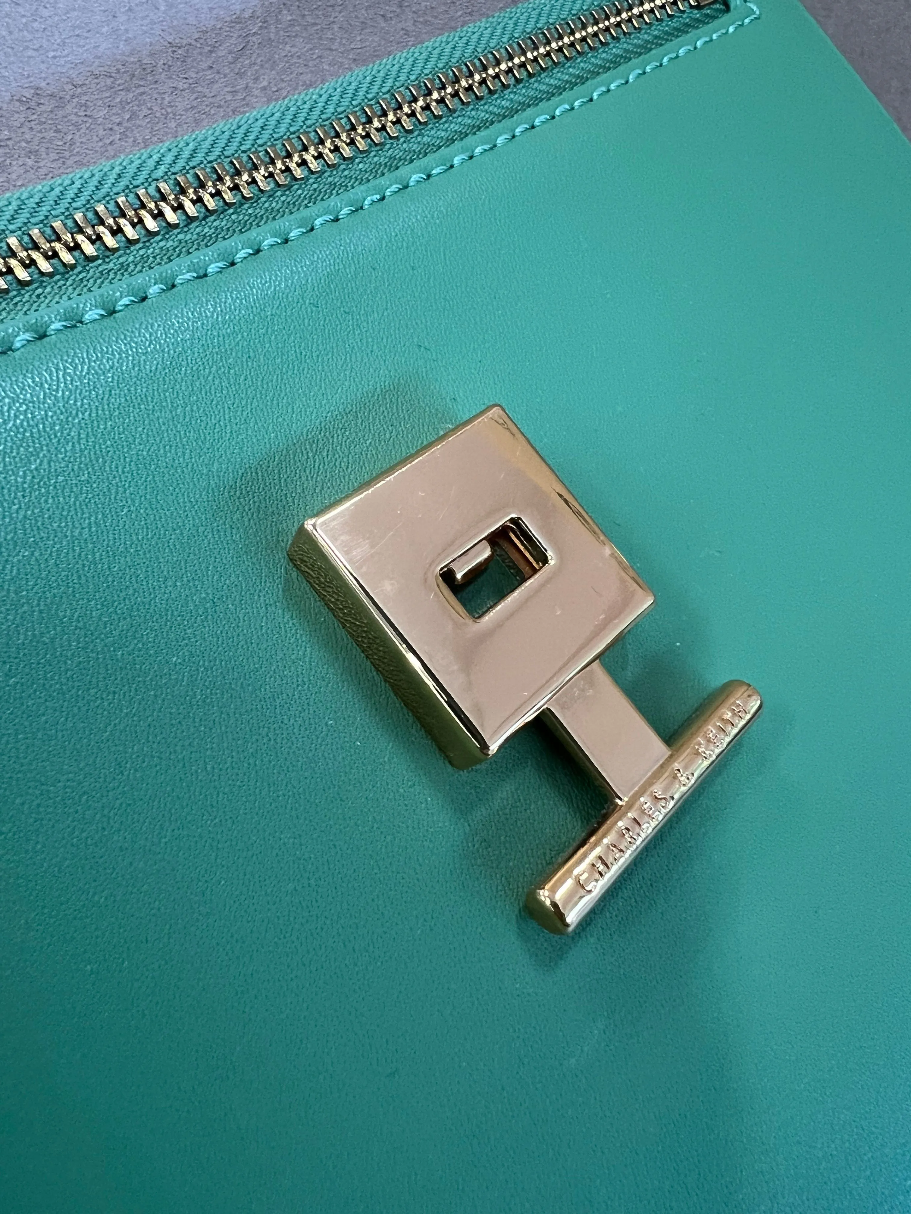 Koa Square Push-Lock Shoulder Bag