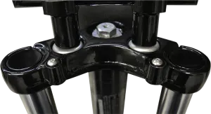 LA Choppers LA-7504-39B Flush-Mount Fork Caps - 39mm - Gloss Black