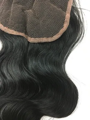 Lace Front Closure 4x4" with Bodywave Hair 16"
