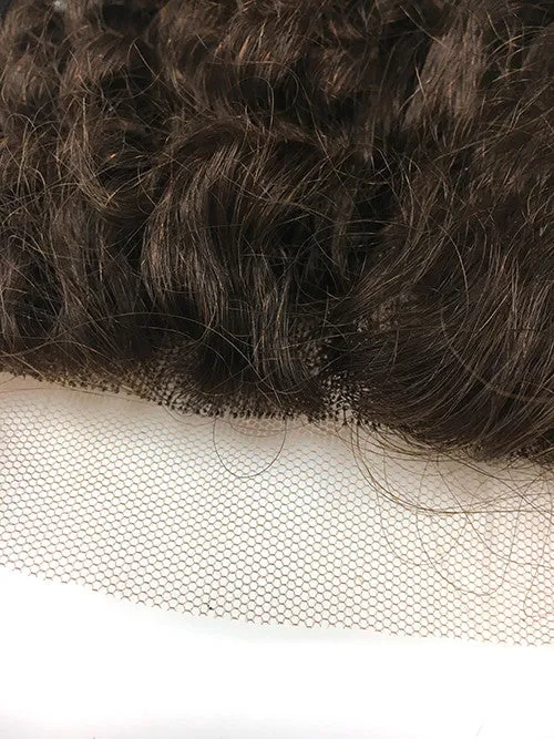 Lace Front Closure 4x4" with Kinky Curly Hair 16"