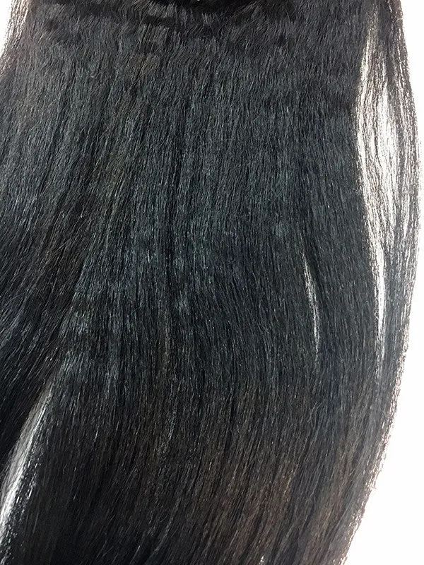 Lace Front Closure 4x4" with Kinky Straight Hair 16"