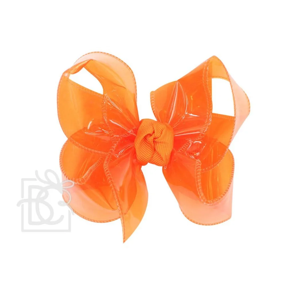 Large Waterproof Double Knot Hair Bow on Clippie
