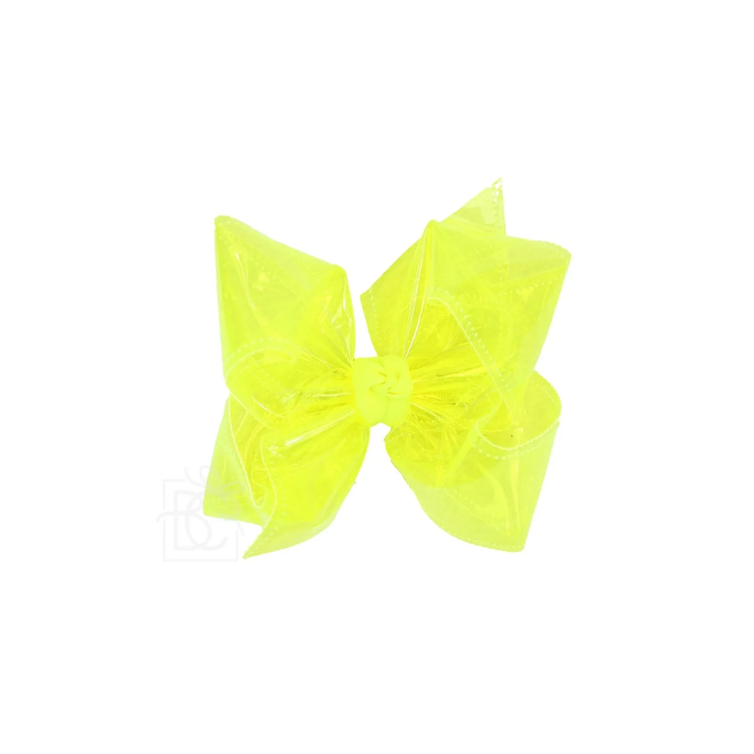 Large Waterproof Double Knot Hair Bow on Clippie