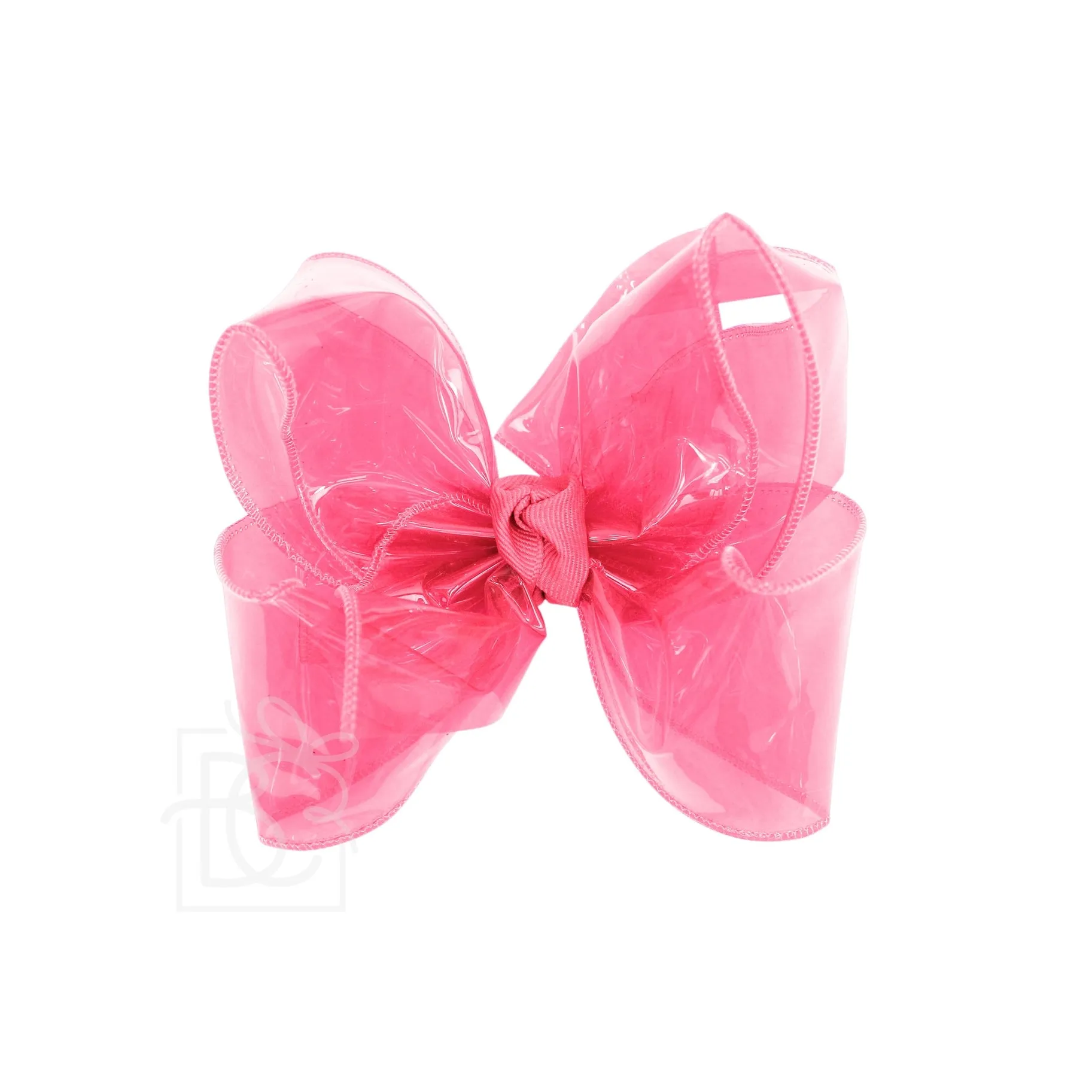 Large Waterproof Double Knot Hair Bow on Clippie