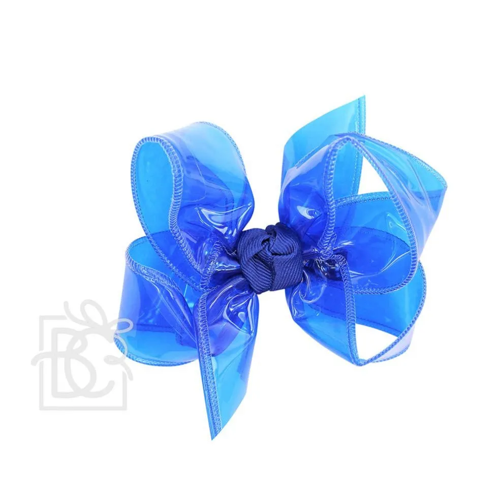 Large Waterproof Double Knot Hair Bow on Clippie