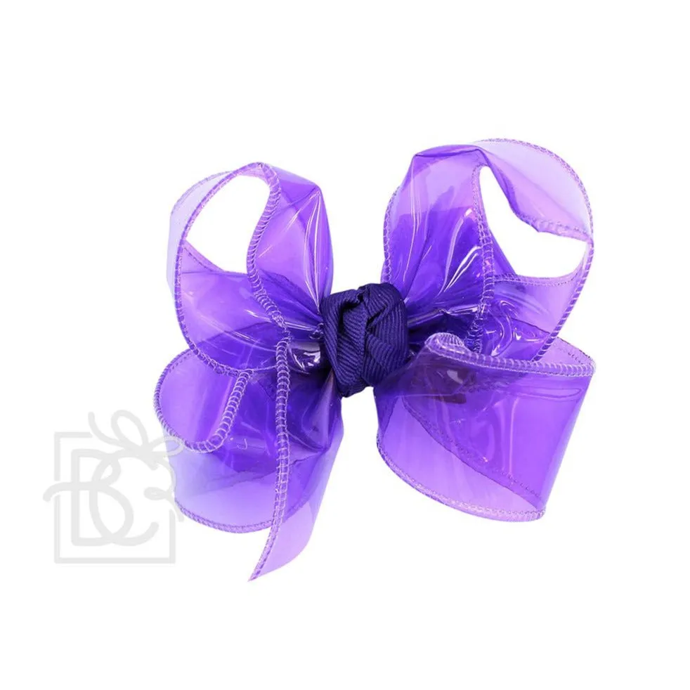 Large Waterproof Double Knot Hair Bow on Clippie