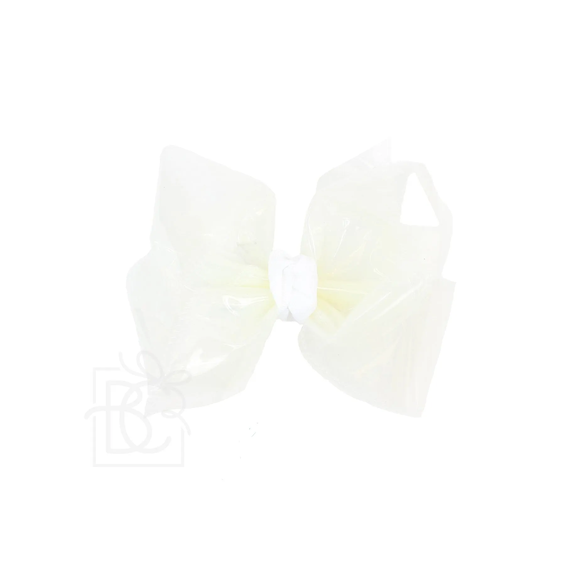 Large Waterproof Double Knot Hair Bow on Clippie