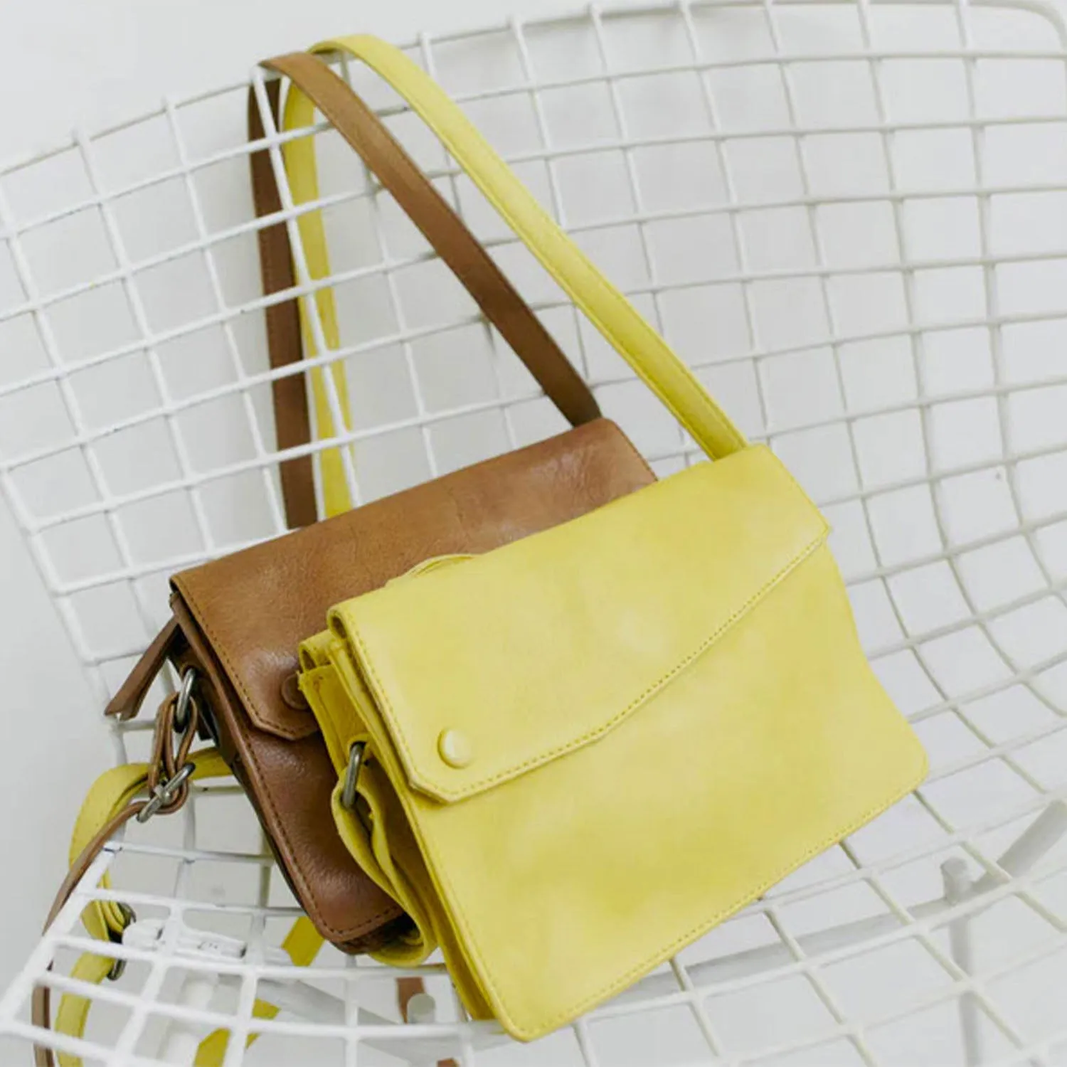 Latico Avalon Crossbody Camel Leather