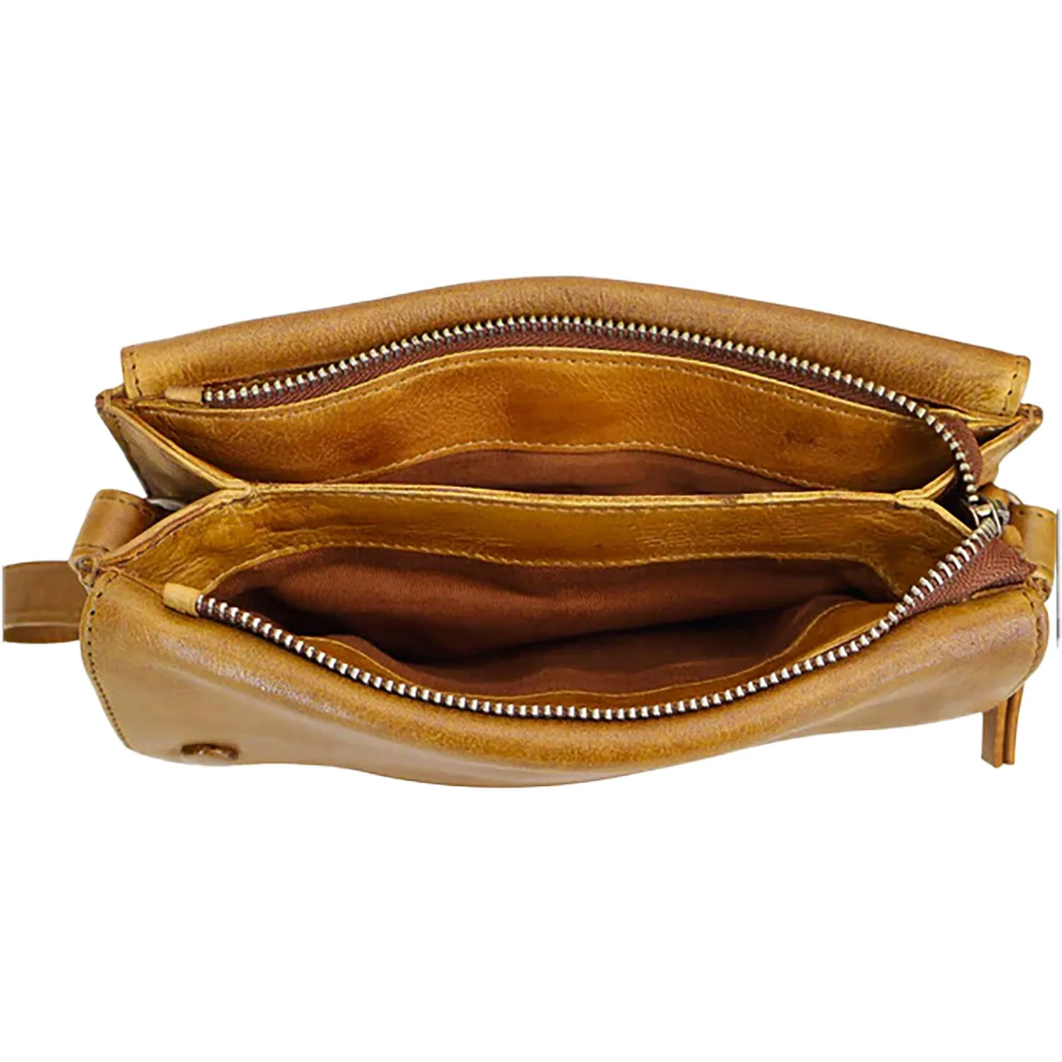 Latico Avalon Crossbody Camel Leather