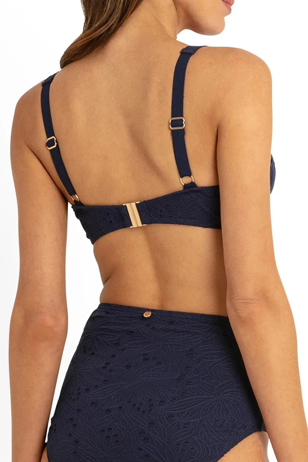 LAVIA PANELLED D-DD BRA - INK