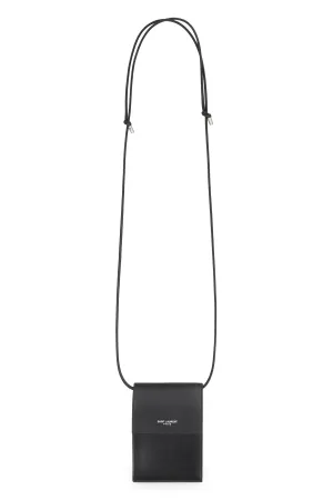 Leather mini crossbody bag