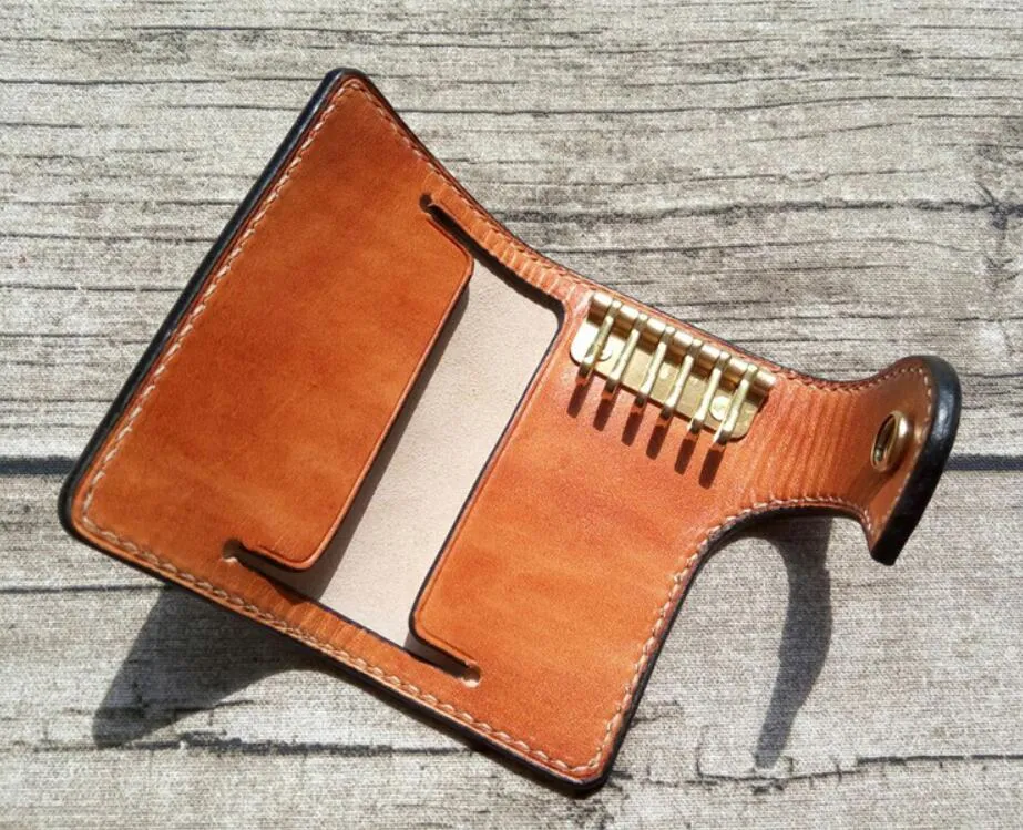 Leather Pattern Leather Key Wallet Pattern Biker Wallet Leather Craft Pattern Leather Templates