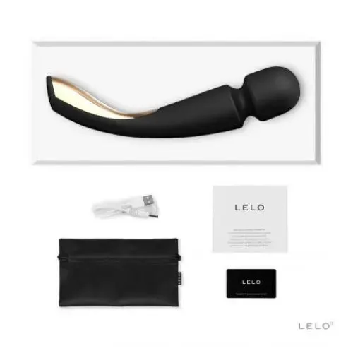Lelo Black Silicone Extra Powerful Waterproof Magic Wand Vibrator