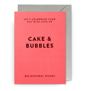 Let's Celebrate Your Day with Lots of Cake Bubbles