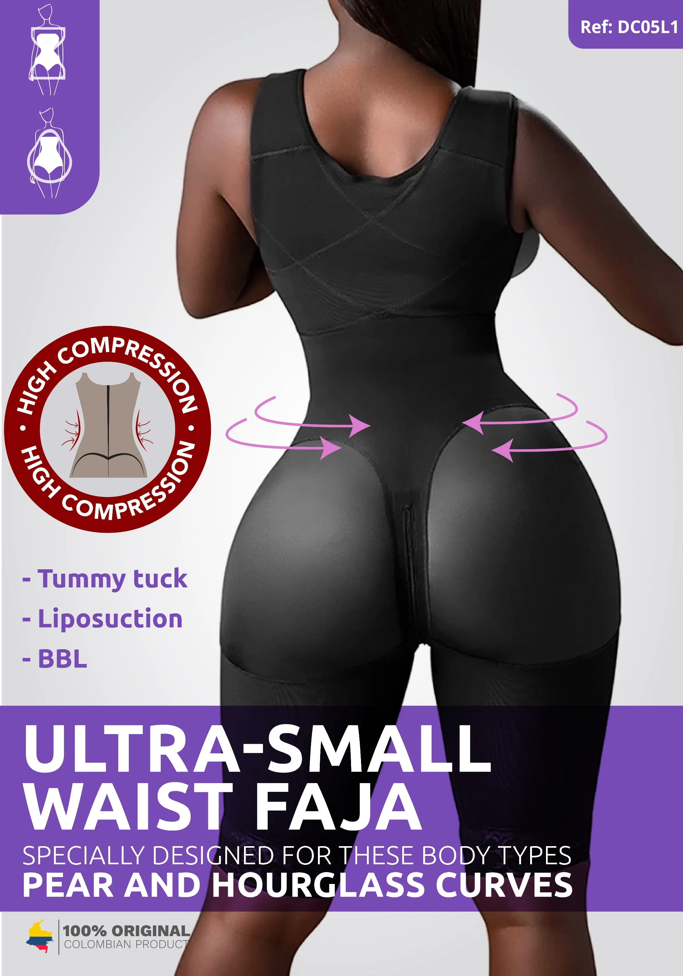 Lipo | Stage 1 Faja Colombiana Post-Op  | No Bra