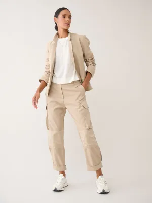 Logan Cargo Pant in Washed Canvas - Desert