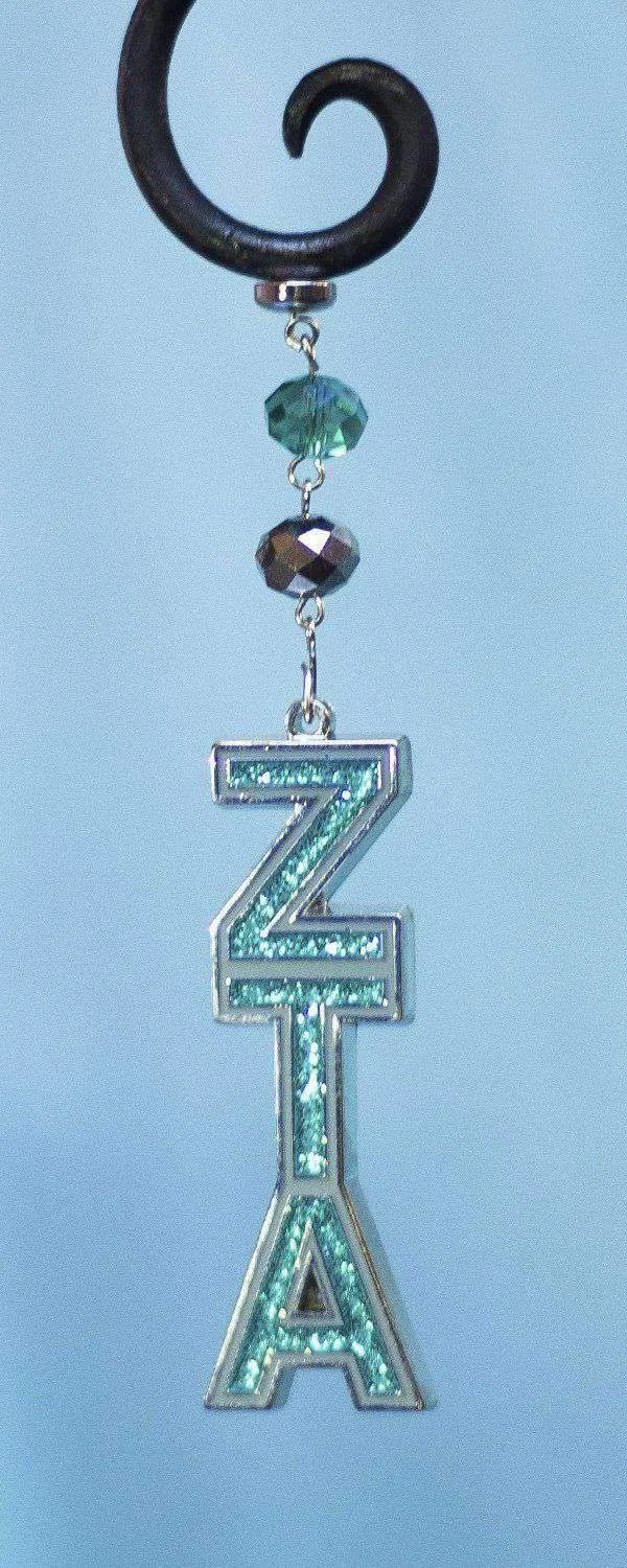Logo Bling - Zeta Tau Alpha - Magnetic Ornament (Set of 3)
