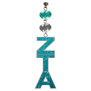 Logo Bling - Zeta Tau Alpha - Magnetic Ornament (Set of 3)
