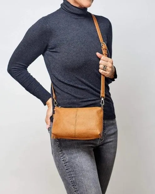 LOUENHIDE Baby Daisy Crossbody Bag - Nutmeg