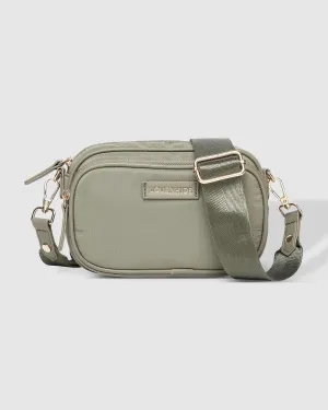LOUENHIDE Cali Nylon Crossbody Bag - Khaki