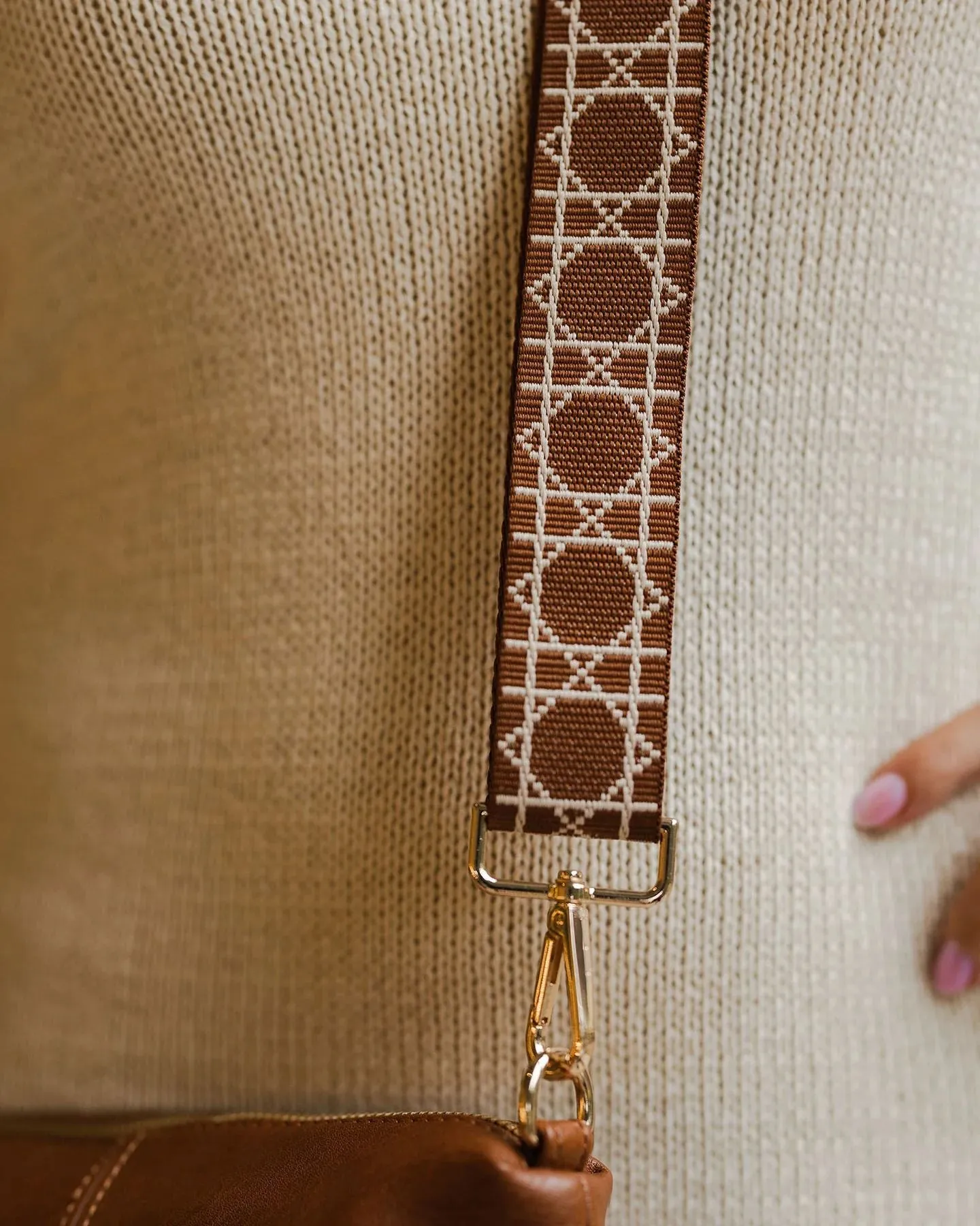 LOUENHIDE Ezra Guitar Strap - Tan