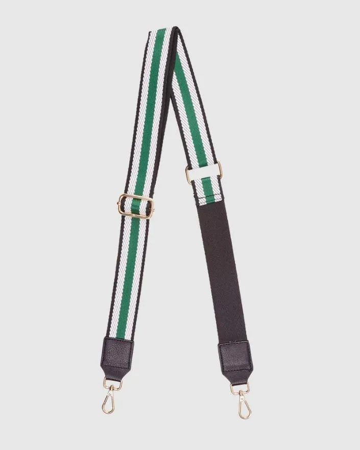 LOUENHIDE Gilly Guitar Strap - Black/Green
