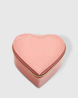 LOUENHIDE Heart Jewellery Box - Nude