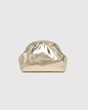 LOUENHIDE Lotus Clutch - Gold