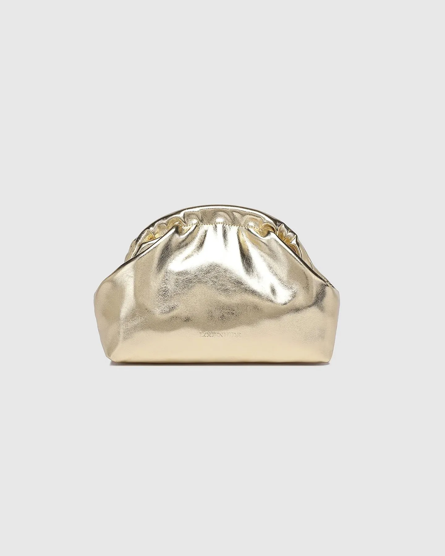 LOUENHIDE Lotus Clutch - Gold