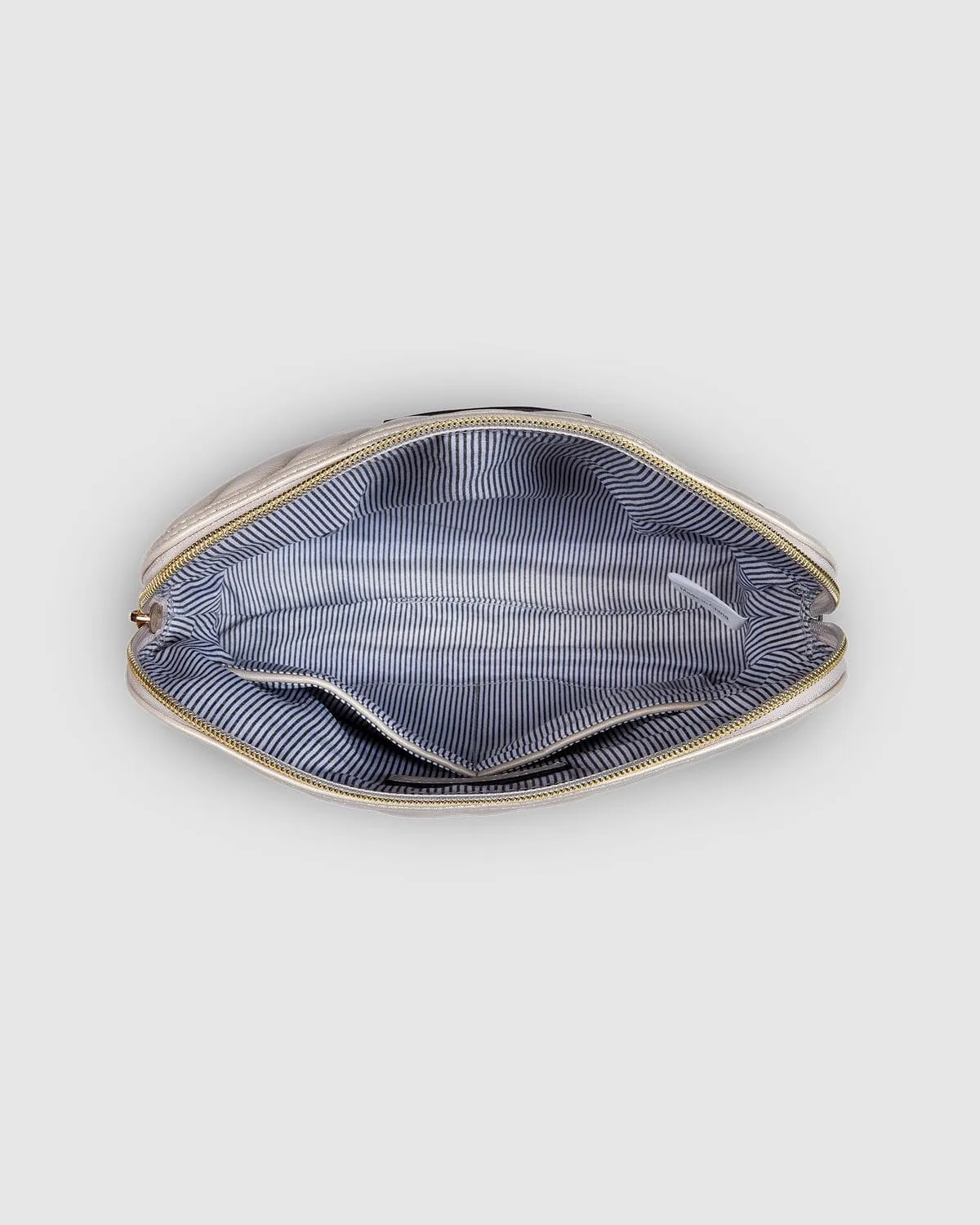 LOUENHIDE Positano Cosmetic Case - Pearl White
