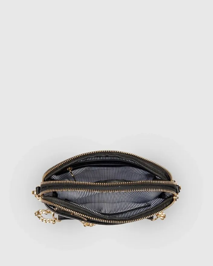 LOUENHIDE Zara Crossbody Bag - Black