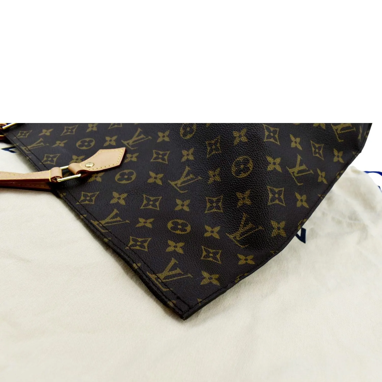 LOUIS VUITTON All-In MM Monogram Canvas Shoulder Bag Brown
