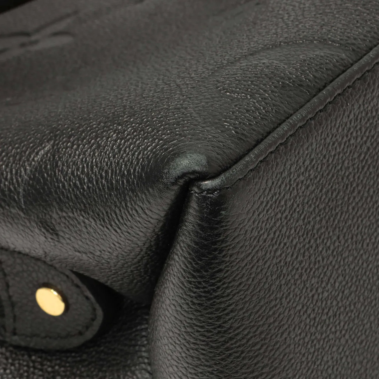 Louis Vuitton Black Empreinte Monogram Giant Petit Palais