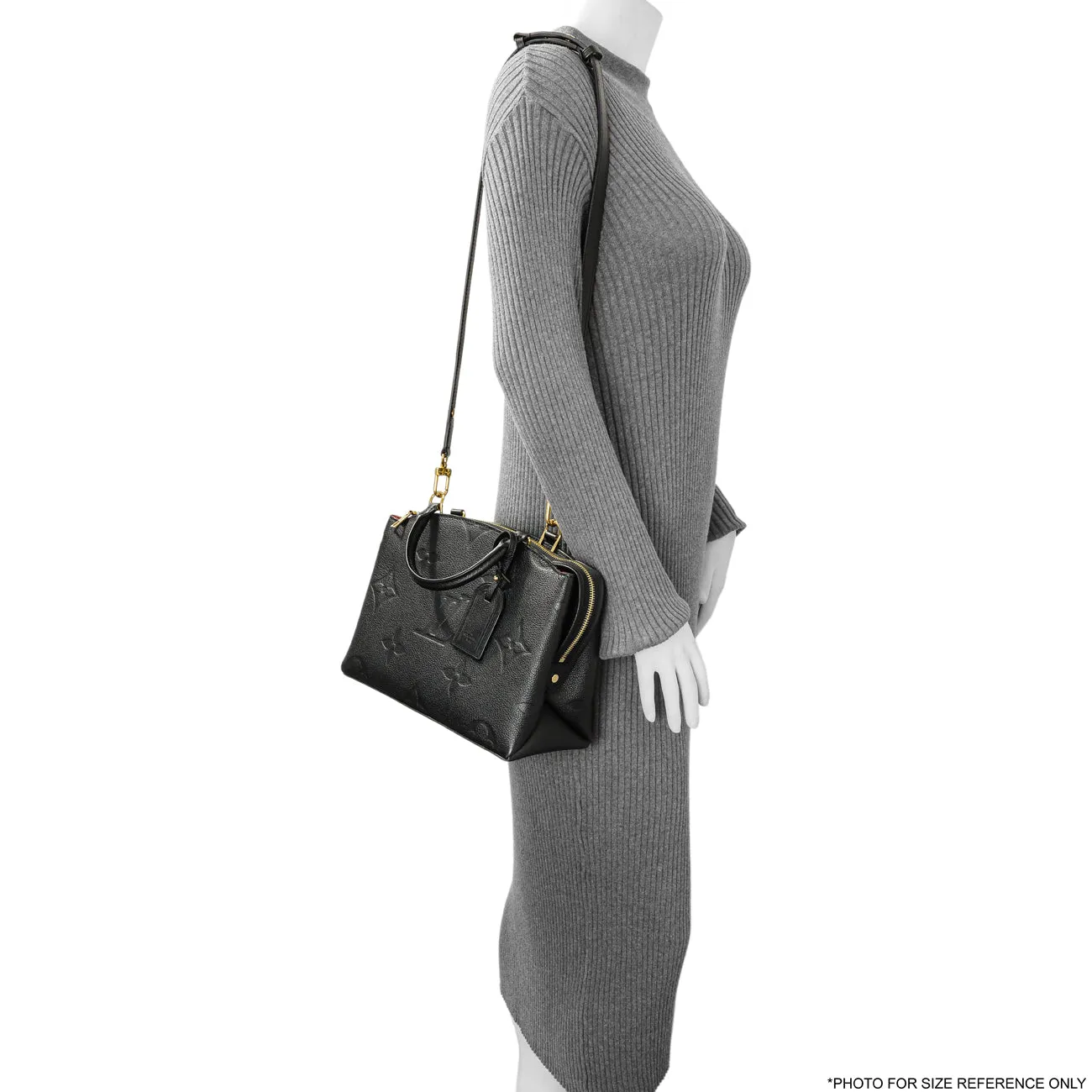 Louis Vuitton Black Empreinte Monogram Giant Petit Palais