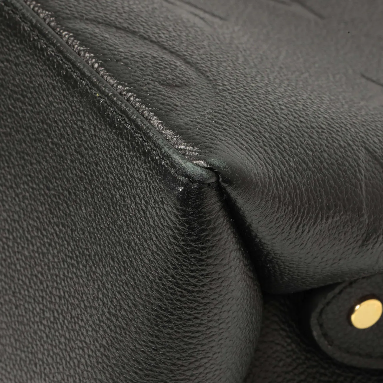 Louis Vuitton Black Empreinte Monogram Giant Petit Palais