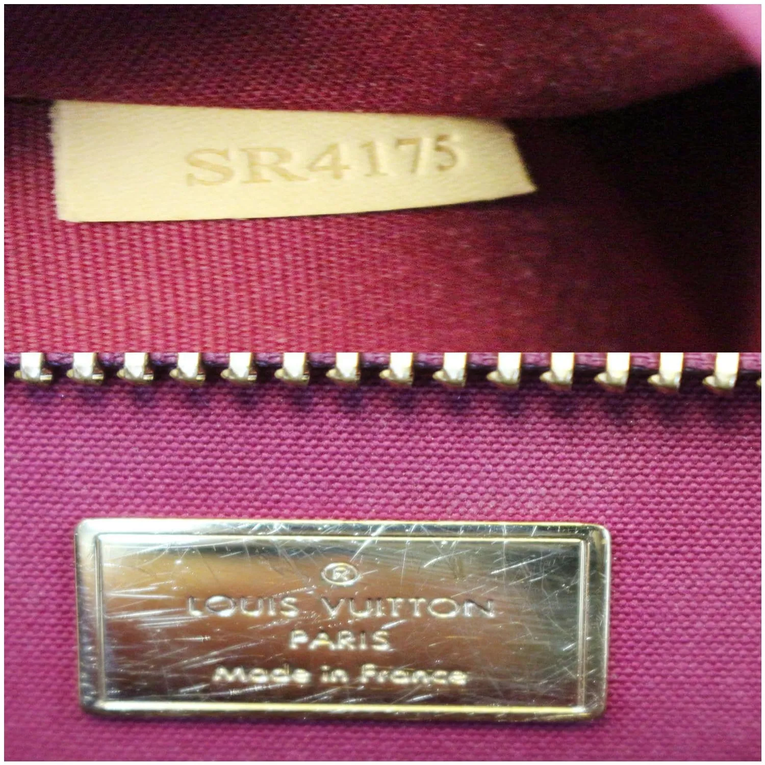 LOUIS VUITTON Brea MM NM Monogram Vernis Shoulder Bag Magenta