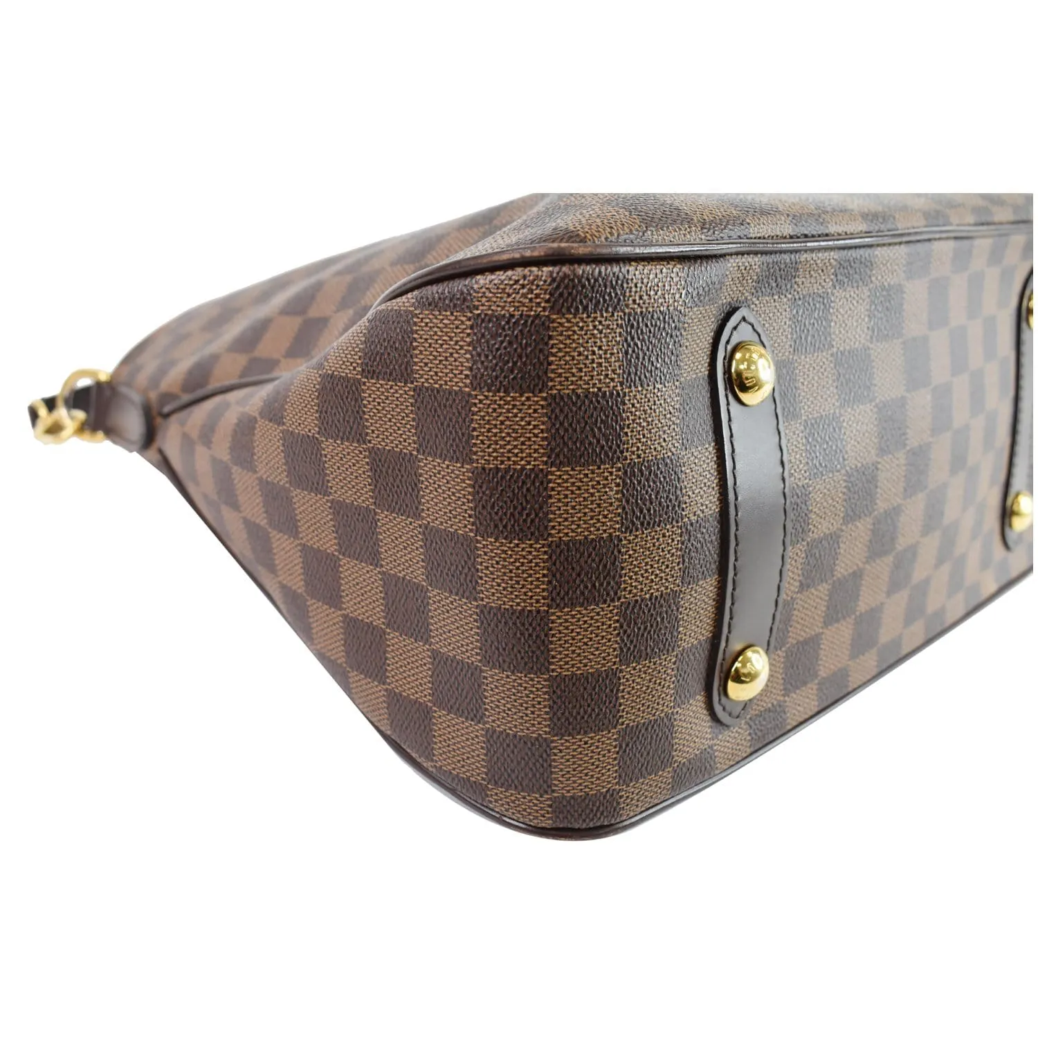 LOUIS VUITTON Cabas Rosebery Damier Ebene Shoulder Bag Brown