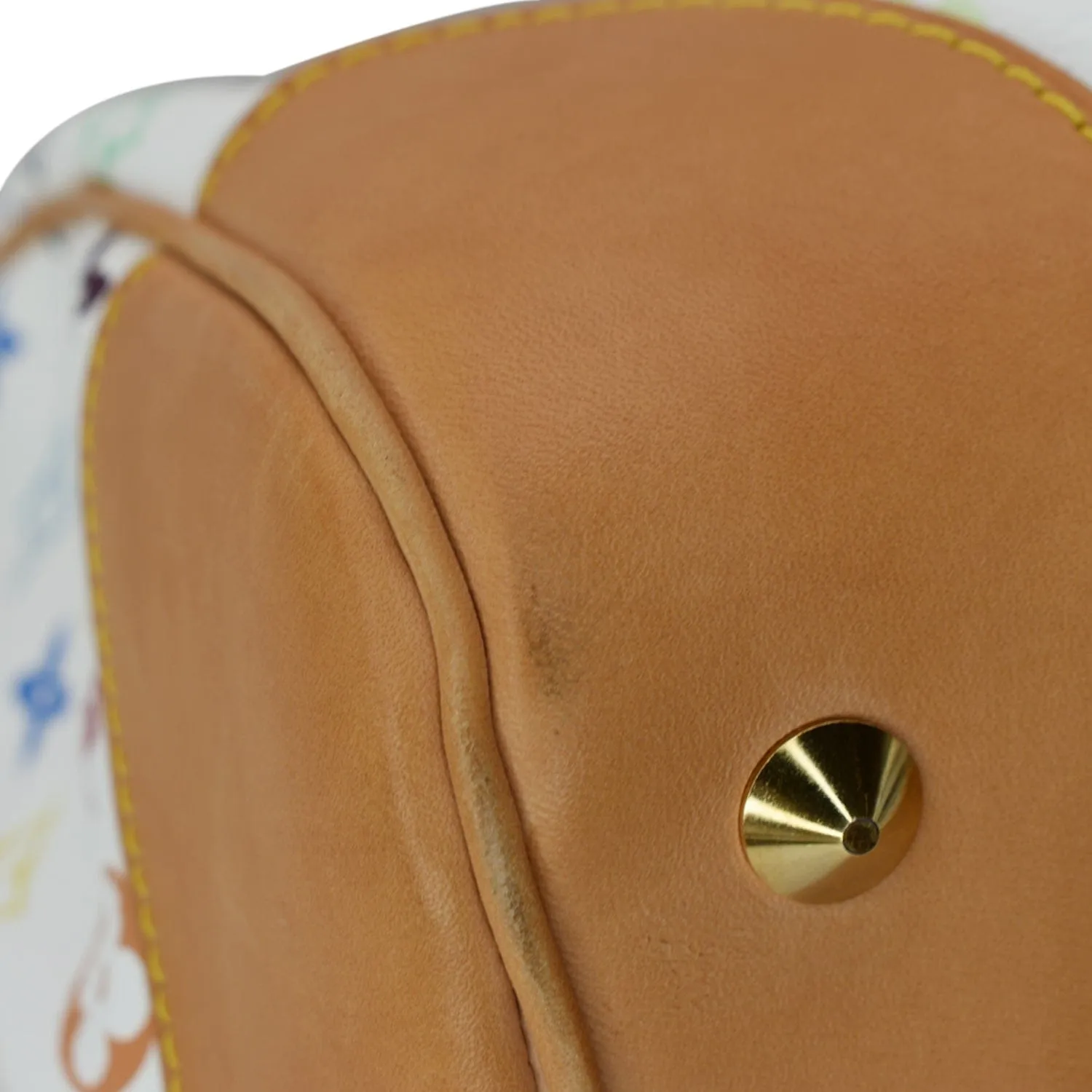 LOUIS VUITTON Courtney GM Monogram Canvas Shoulder Bag White