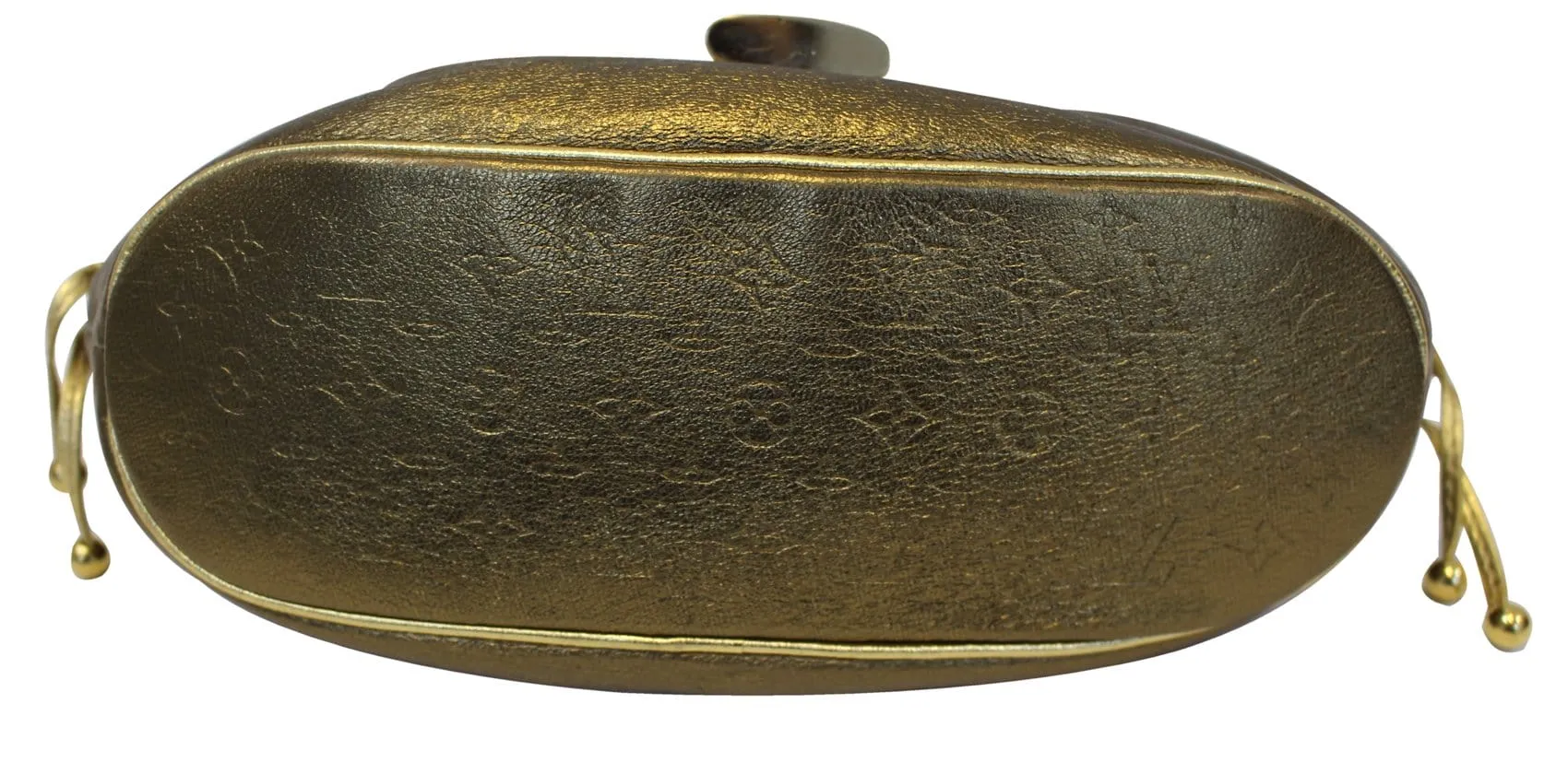 LOUIS VUITTON Cuir Gold Monogram Embossed Theda PM - Sale