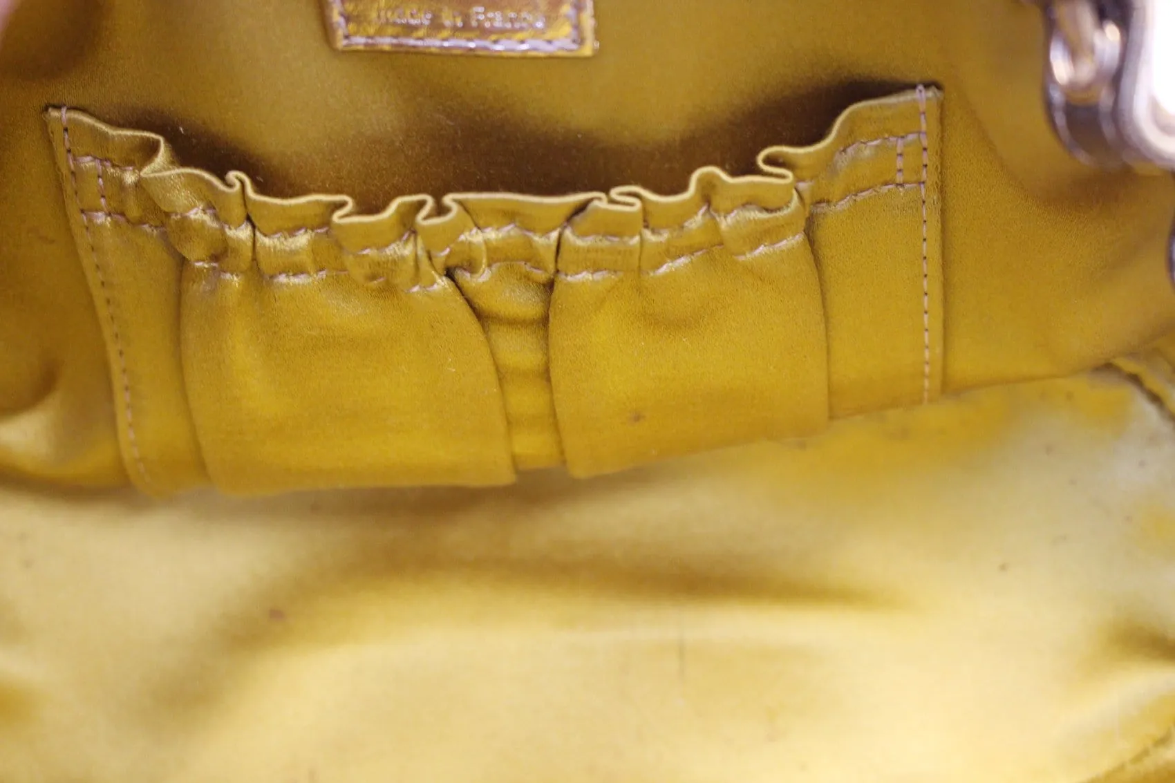 LOUIS VUITTON Cuir Gold Monogram Embossed Theda PM - Sale
