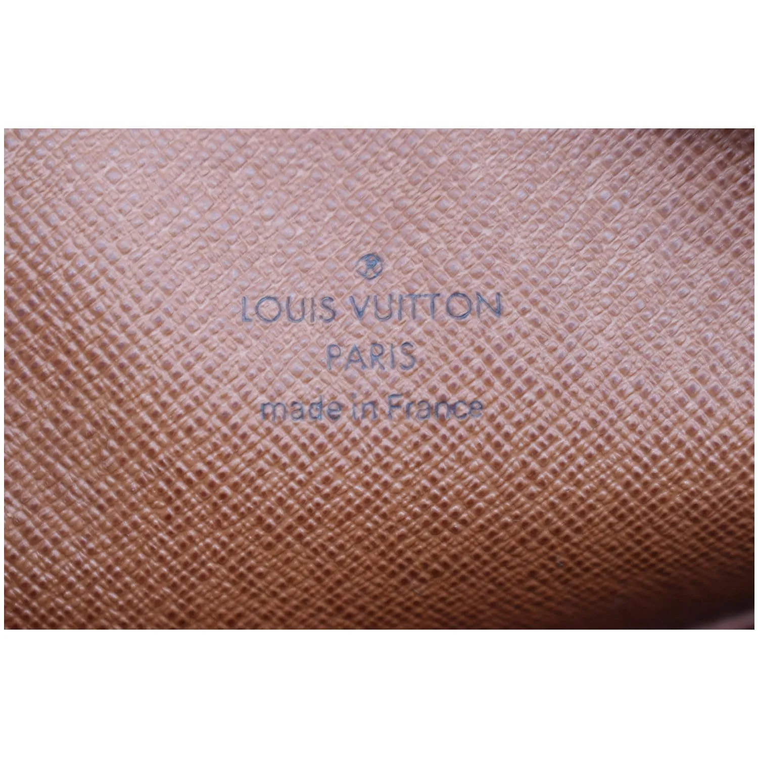 LOUIS VUITTON Danube PM Monogram Canvas Crossbody Bag Brown
