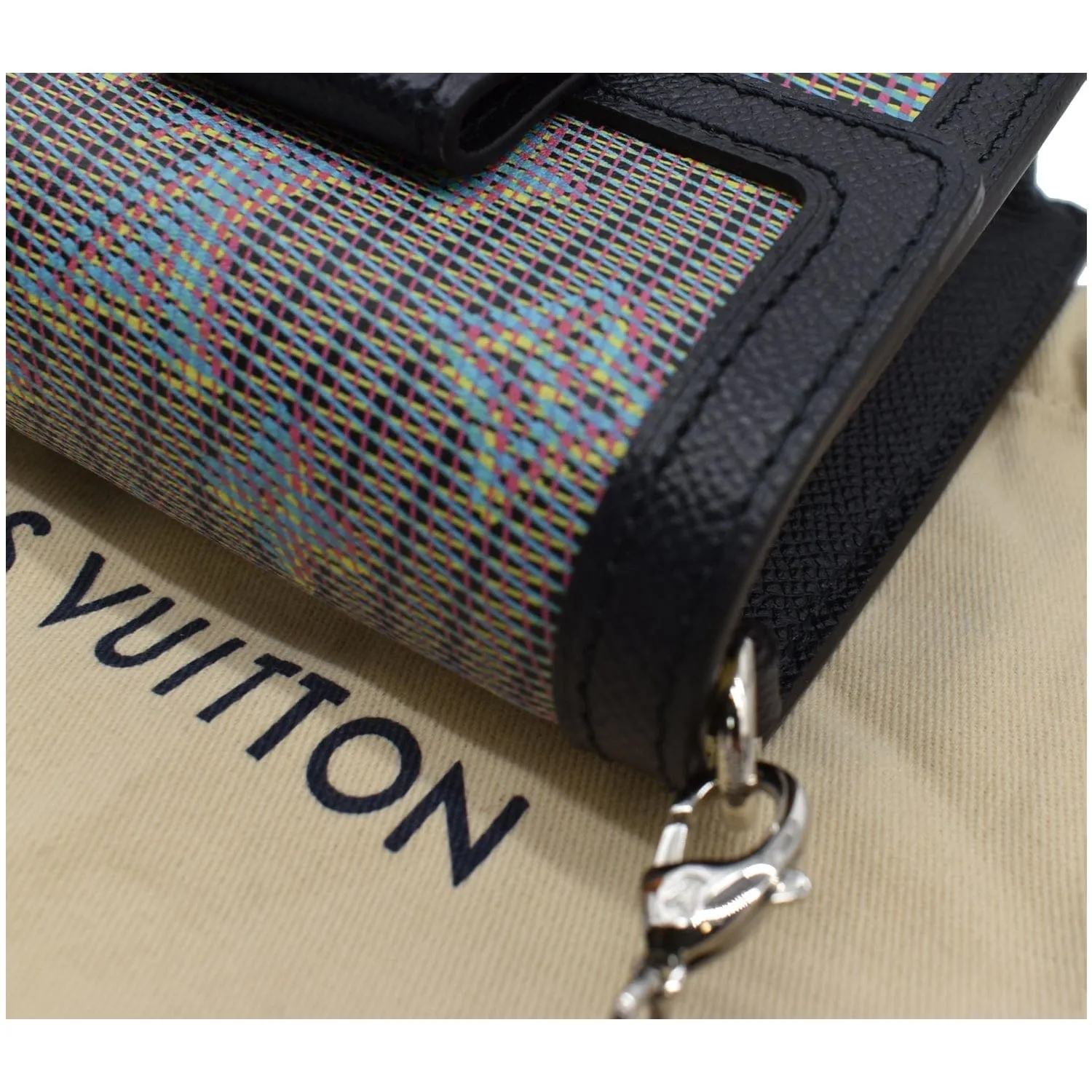 LOUIS VUITTON Dauphine BB Monogram LV Pop Crossbody Bag Blue