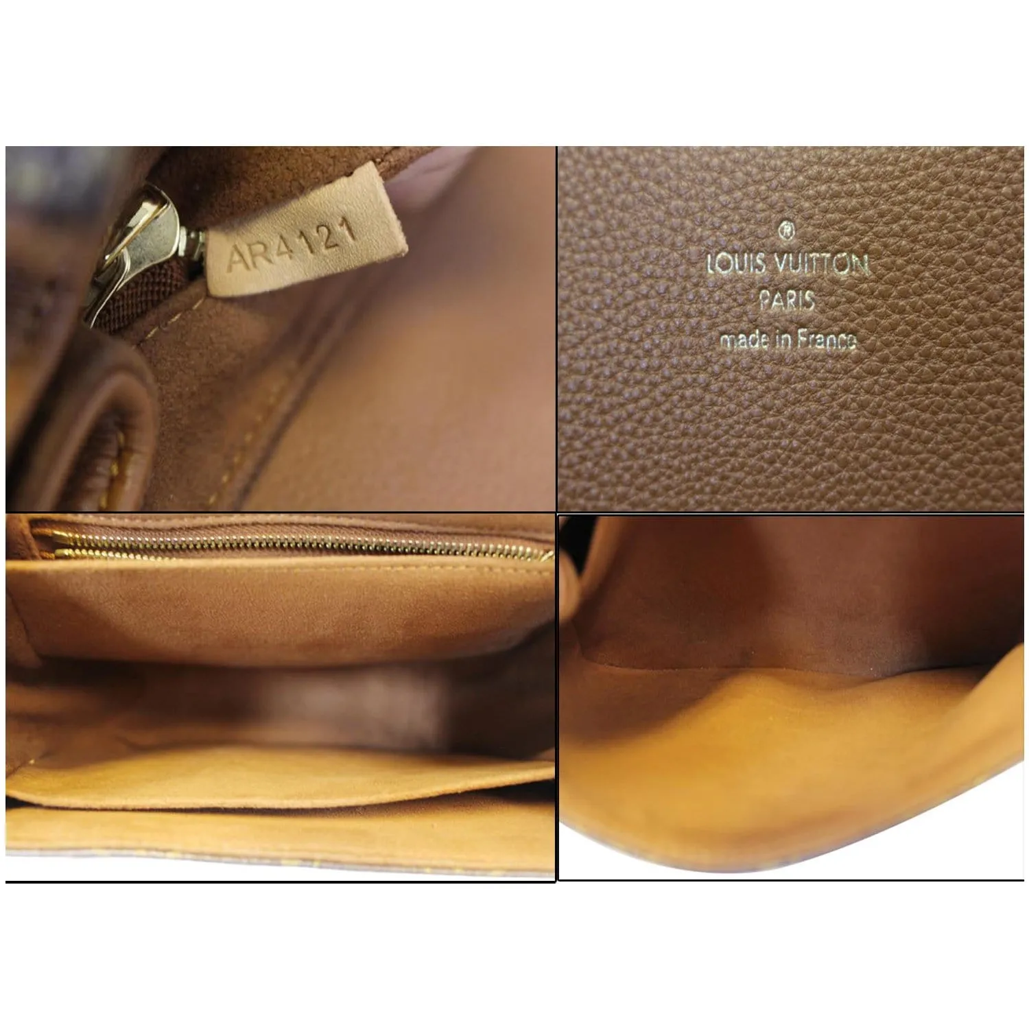 LOUIS VUITTON Eden MM Monogram Canvas Shoulder Bag Brown